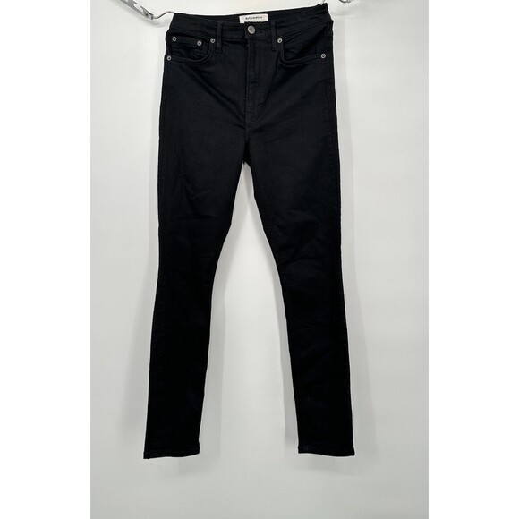 Reformation Pants - Reformation Serena High Skinny Crop  Jeans Black Women’s Size‎ 26